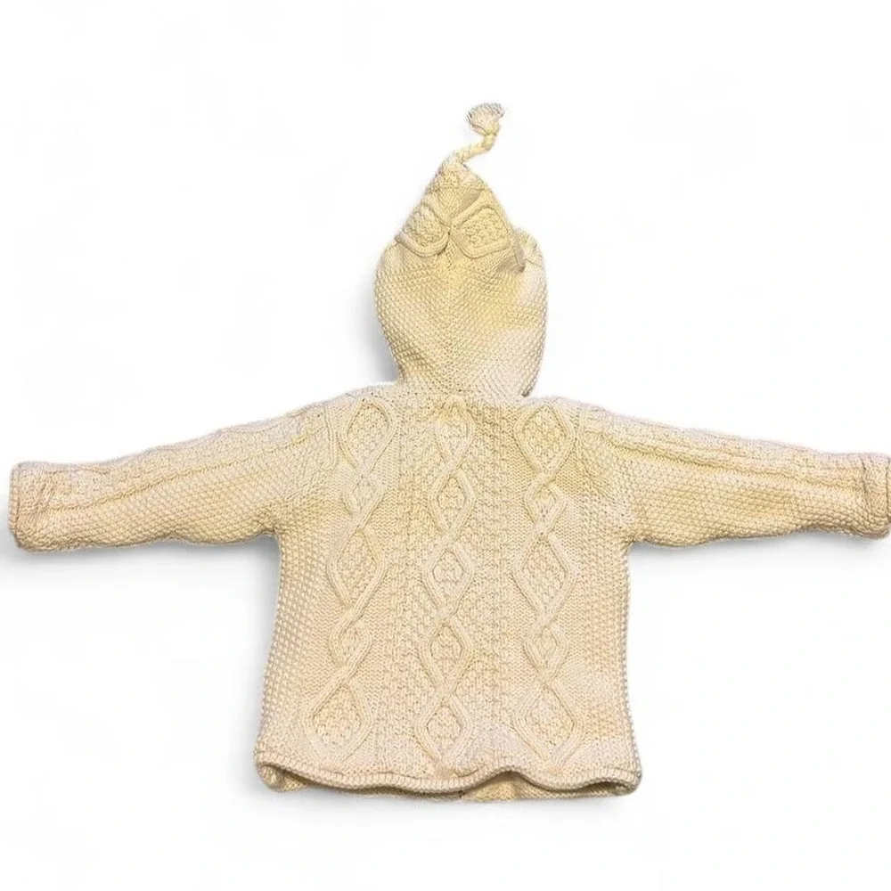 Baby Gap Cream Cable Knit Nordic Style Sweater